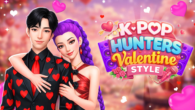 K-Pop Hunters Valentine Style