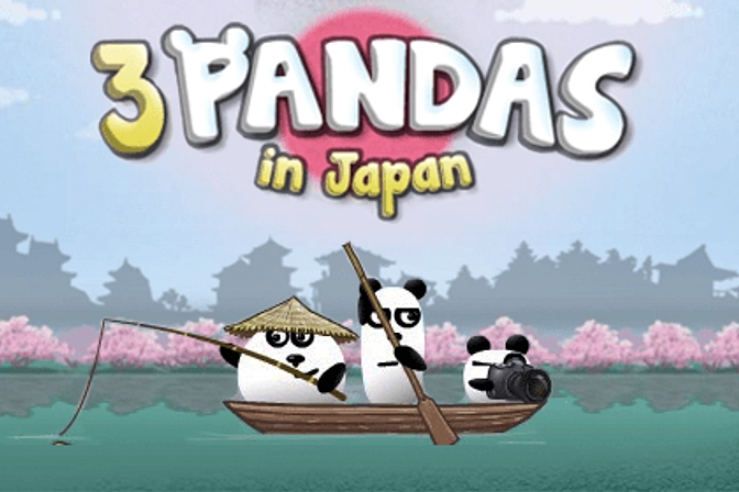 3 Pandas in Giappone